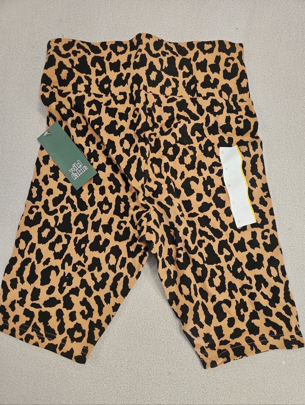 Women's High-Rise Bike Shorts - Wild Fable - Leopard Print Size Small